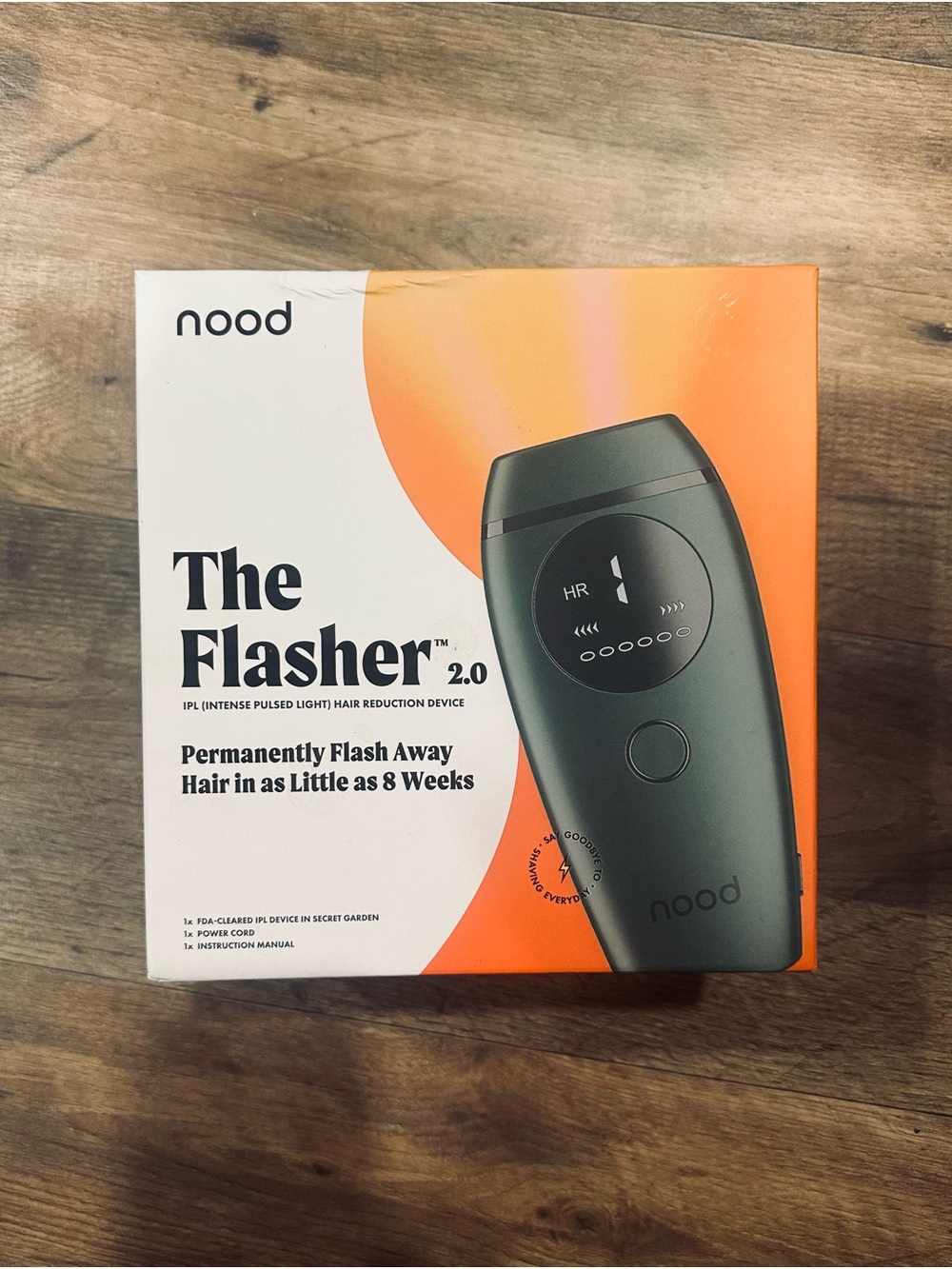 nood The Flasher 2.0 IPL Hair Reduction Device — Green